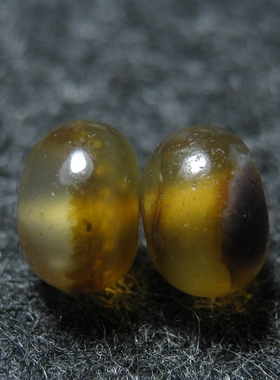 蓝沁药师珠文玩配珠玛瑙西亚古珠