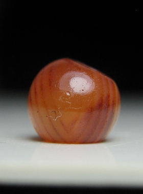 千年老缠丝朱砂佛眼玛瑙珠6.5mm