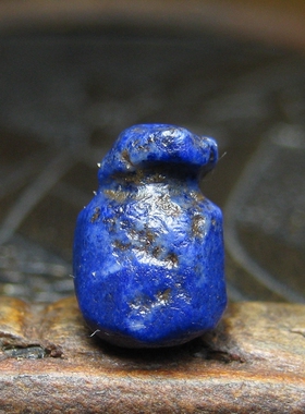 高古老青金石宝瓶珠6×9.5mm