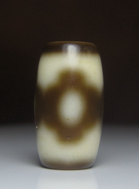 老三眼天珠玛瑙桶珠10.5×19mm