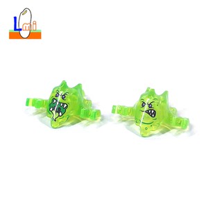 国产小颗粒积木鬼魂 幽灵头套19861pb02零件人仔穿戴道具头饰配件