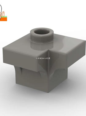 国产小颗粒积木2x2转角拱形砖38585零件建筑工程房屋长城围墙配件