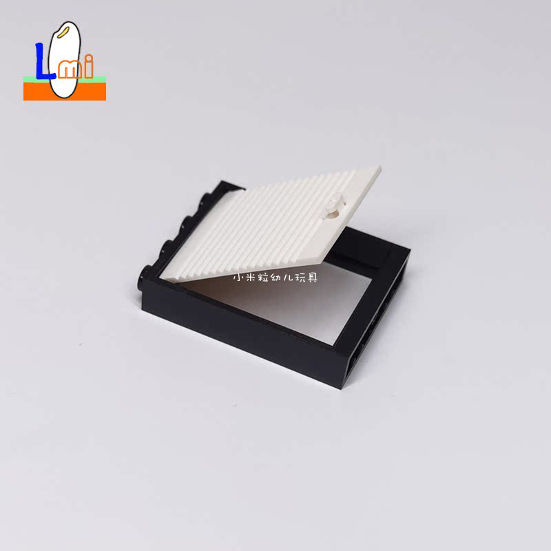 国产小颗粒积木1x4x4消防车工具门窗柜箱6154+6155零配件天窗窗户