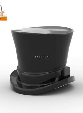 国产小颗粒积木绅士礼帽27149零件高筒帽子MOC人仔用品DIY道具