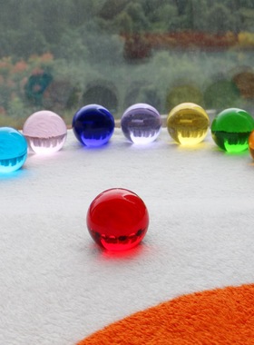 直径40和50mm水晶玻璃球 瘦脸按摩球工艺装饰球玻璃球弹珠