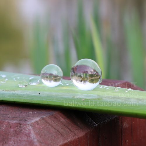 高透亮玻璃珠光滑无色装饰配件