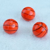 中号篮球多色不透明弹力球儿童宠物宝宝猫咪玩具塑胶球一颗