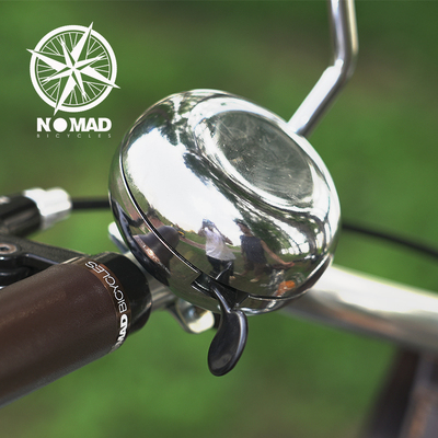 NOMAD复古自行车铃铛亮银色高分贝单车喇叭车铃山地车通勤车通用