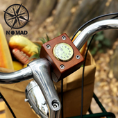 NOMAD夜光时间表盘自行车配件手工木质配饰提升格调小配件