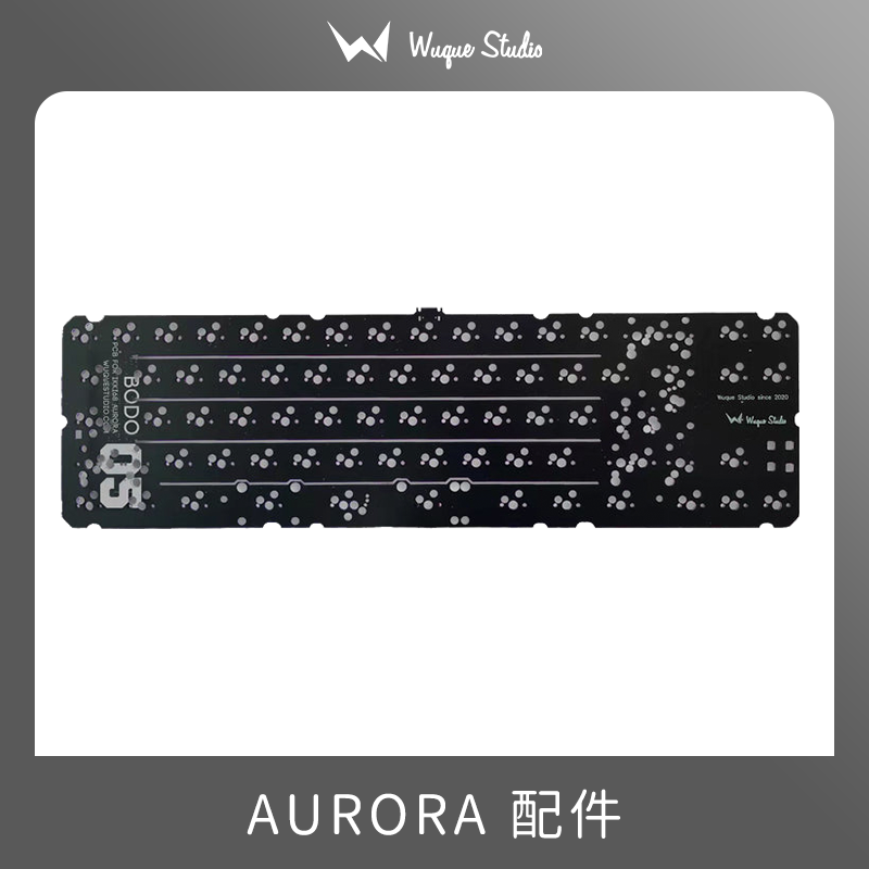 「wuquestudio」ikki aurora r2适配配件客制化键盘
