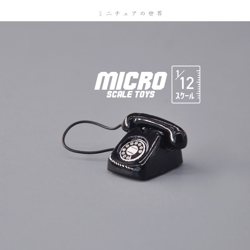 Dollhouse娃娃屋模型 1/12分食玩场景配件 座机办公电话微缩模型,模玩/动漫/周边/娃圈三坑/桌游,盒蛋/扭蛋/联名摆件,淘宝优惠券,粉丝福利购,淘宝优惠卷