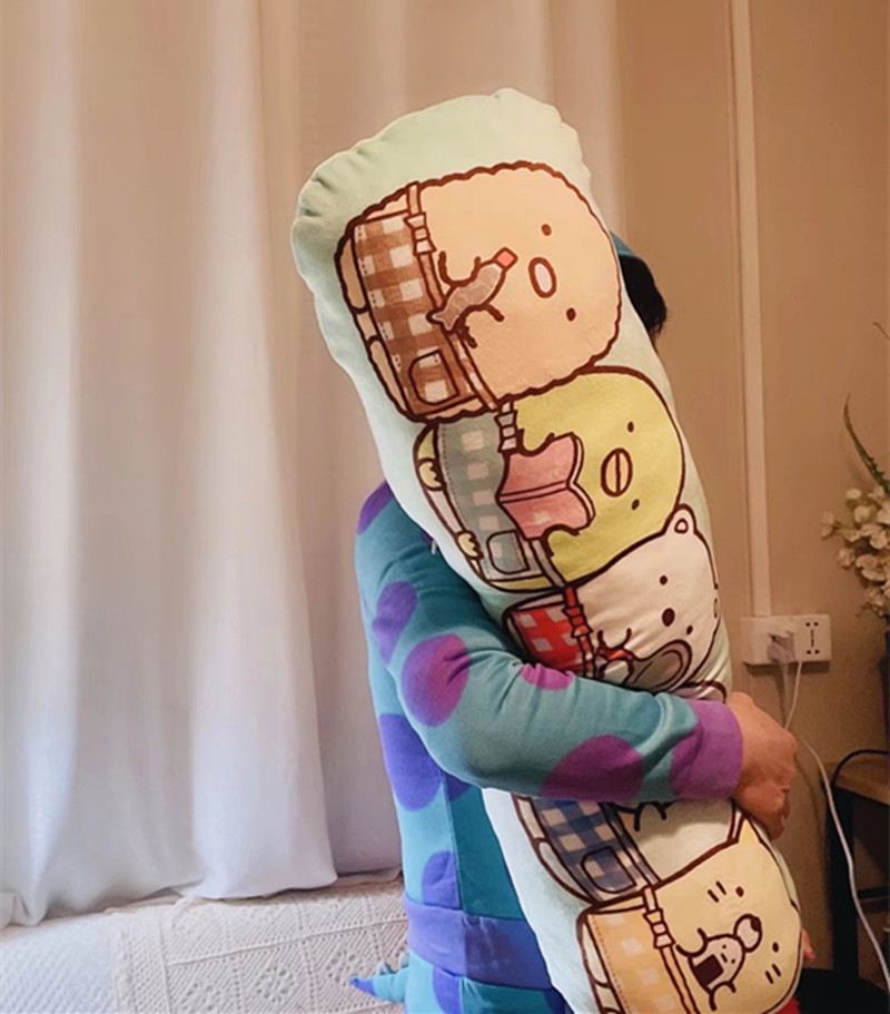 睡觉夹腿长条抱枕床头靠垫
