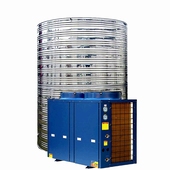 恒温泳池热水器游泳池空气能太阳能热泵空调商用机三联供安装 工程