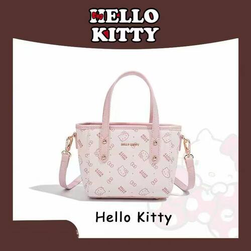 HelloKitty凯蒂猫菜篮子女包大容量印花通勤百搭单肩斜挎女包