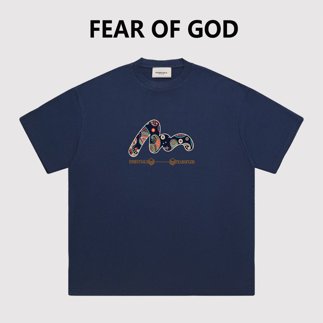 FOG陈伟霆同款简约腰果短袖T恤男