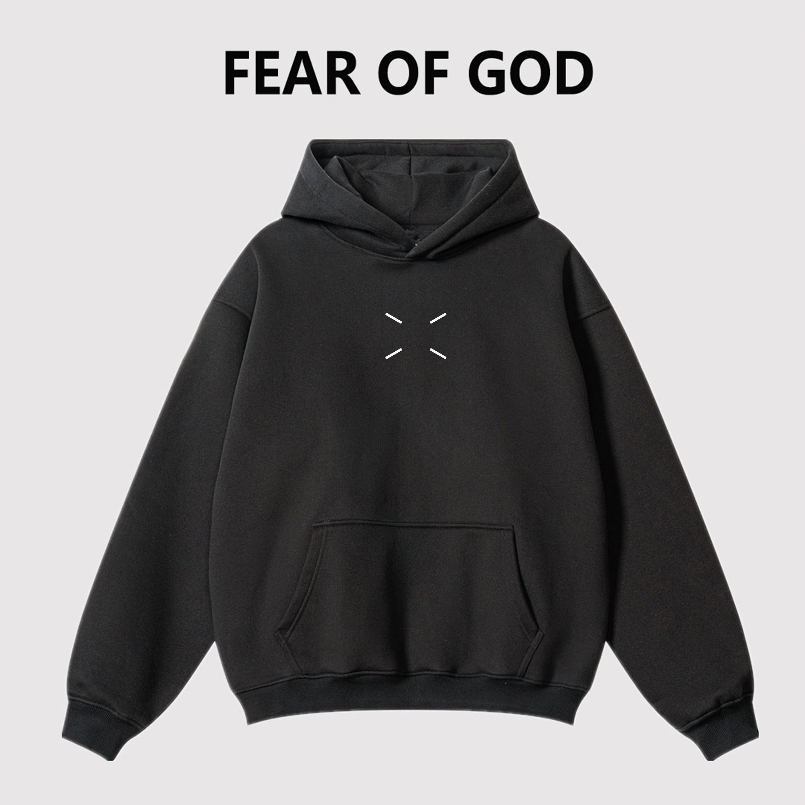 ESSENTIALS潮牌MM四角标连帽卫衣