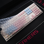 天翅键盘膜适合漫步猫Z108机械键盘保护膜可爱键帽硅胶防尘防水套