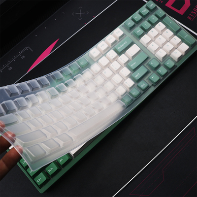 天翅键盘膜适合AKKO 3098机械键盘保护膜硅胶防尘防水键盘套