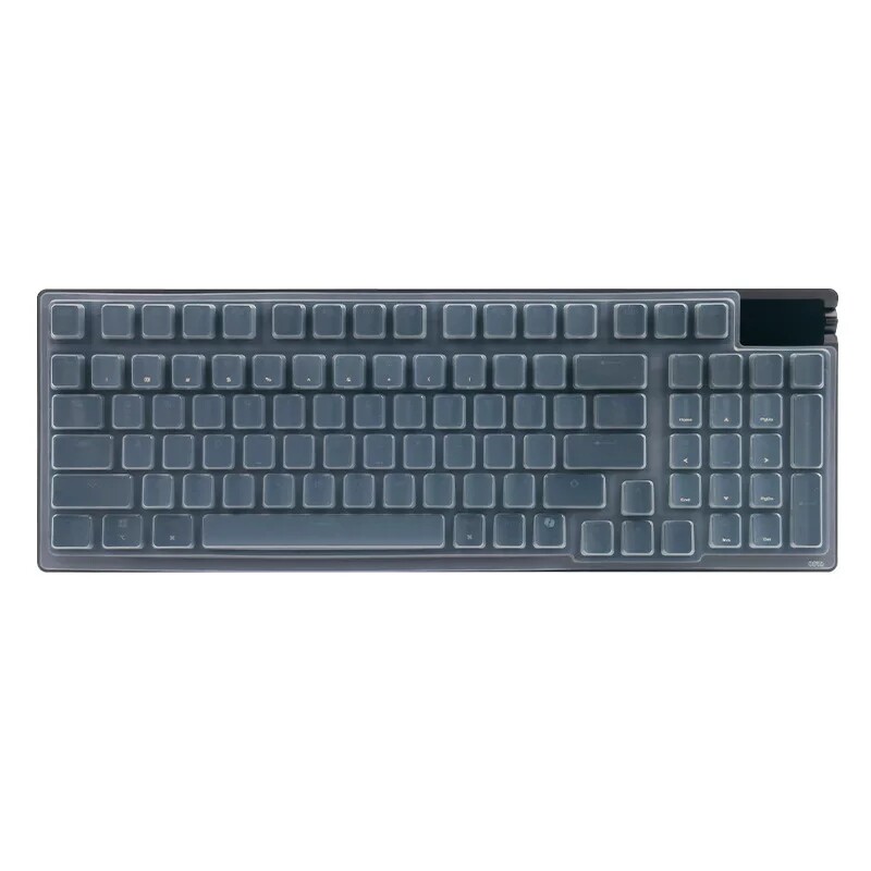 升派键盘膜适合ROG夜魔98 HE机械键盘保护膜无线游戏台式机电脑按键防尘罩硅胶套凹凸垫键位全覆盖配件