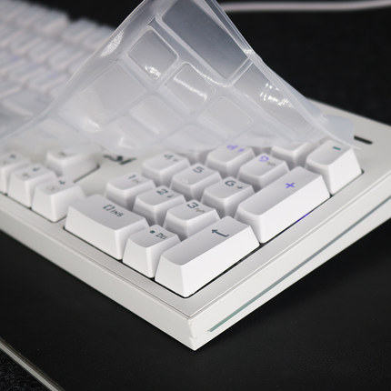 天翅键盘膜适合微星GK50Z雷神机械键盘保护膜惠普87 104键金士顿阿洛伊灵逸黑寡妇防水防尘硅胶套凹凸按键