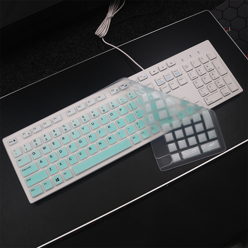 天翅键盘膜适合DELL戴尔kb216 P/T键盘保护膜wk/km636灵越I3455 AIO5491一体机台式机电脑硅胶透明键盘膜