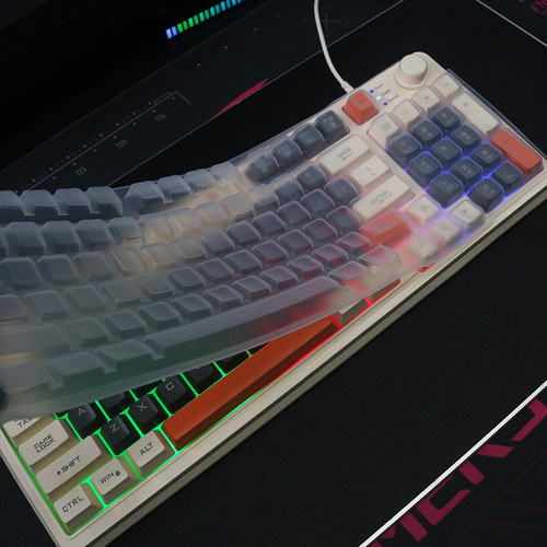 天翅键盘膜适合炫银狐K82键盘保护膜防尘硅胶套键盘罩子