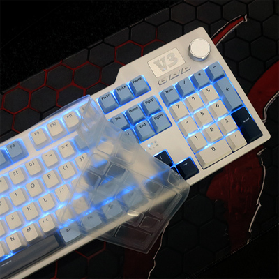 天翅硅胶键盘膜仅适合黑爵AK35i V3机械键盘保护膜防尘保护套