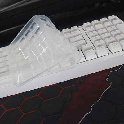 天翅键盘膜适合惠普K300键盘保护膜防尘防水防落灰凹凸格子对应膜