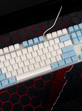 天翅键盘膜适合达尔优机械键盘膜87键EK87 A87 PRO  EK807防尘硅胶保护套机械键盘罩子凹凸