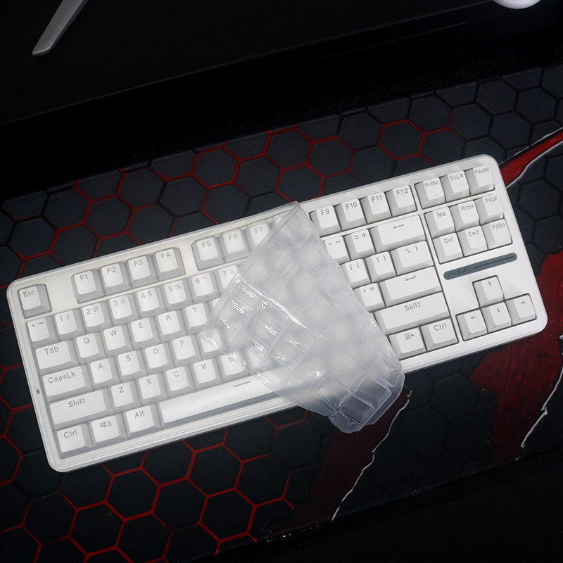 适合黑爵AKC087机械键盘保护膜 防尘套子键盘罩