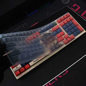 天翅键盘膜适合双飞燕AT98机械键盘保护膜硅胶防尘套野蛮部落机器狗