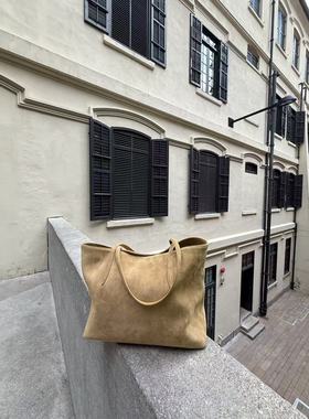 25秋冬翻毛皮单肩通勤大包tote包