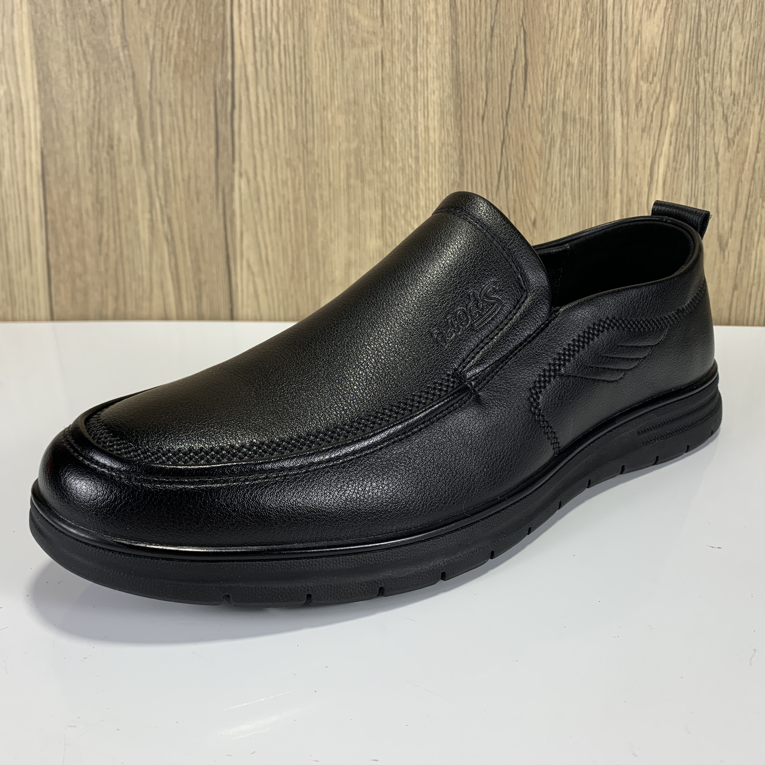 专柜撤柜真皮男鞋春秋款商务休闲皮鞋男士潮流柔软舒适特大46码47