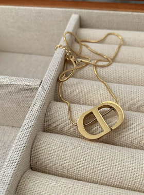 欧美项链浅酌钛钢毛衣链女