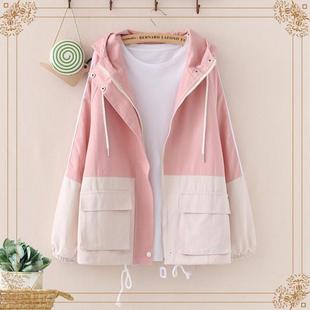 女大童薄款棒球服春秋装初中学生13岁15少女孩运动休闲服夹克外套