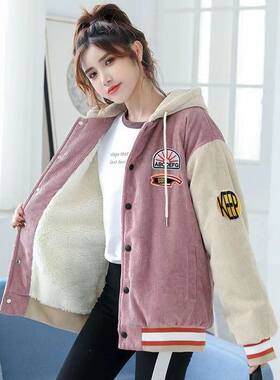 19岁冬装棒球服工装棉衣