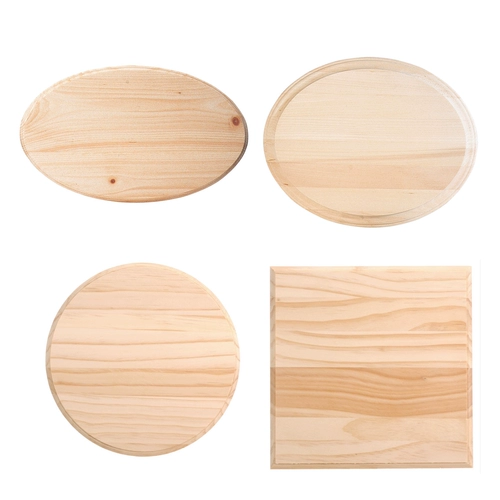 Бревна таблеток, ручная деревянная посуда в выходной границе