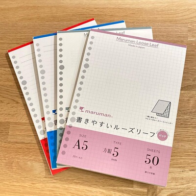 满乐文活页纸maruman进口