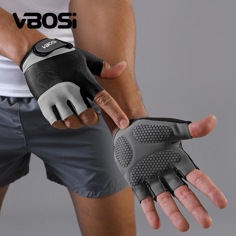 vbosi运动健身半指手套举重防滑减震户外骑行训练防护护手套,运动/瑜伽/健身/球迷用品,运动护腕,淘宝优惠券,粉丝福利购,淘宝优惠卷