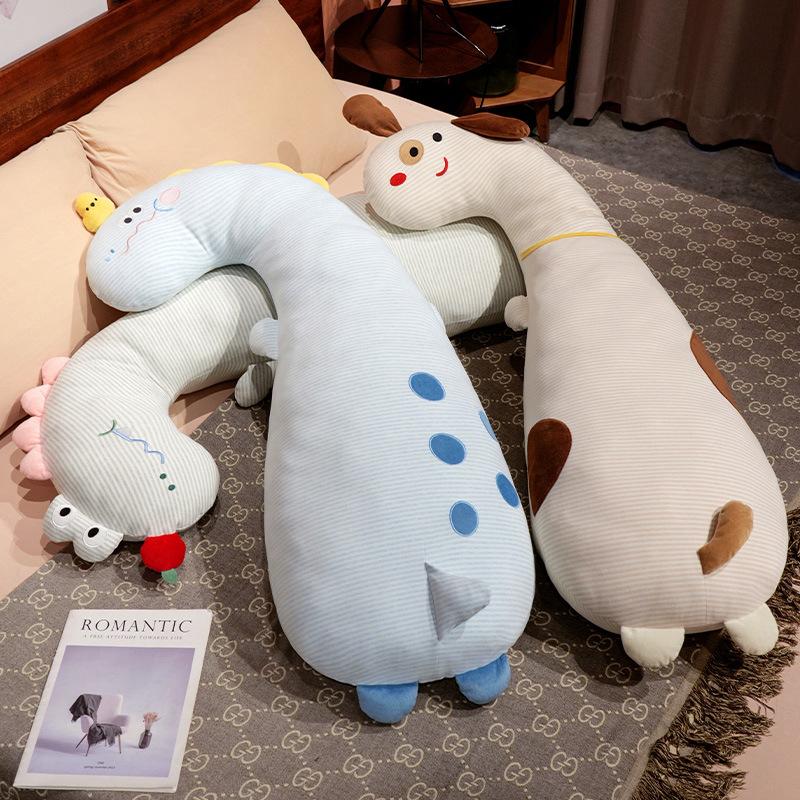 可爱婴儿棉长条抱枕侧睡夹腿枕