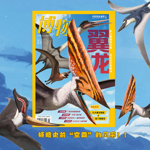 翼龙 庖丁解翼龙拉页 博物杂志2025年5期 附赠翼龙图鉴 中国国家地理旗舰店 月刊
