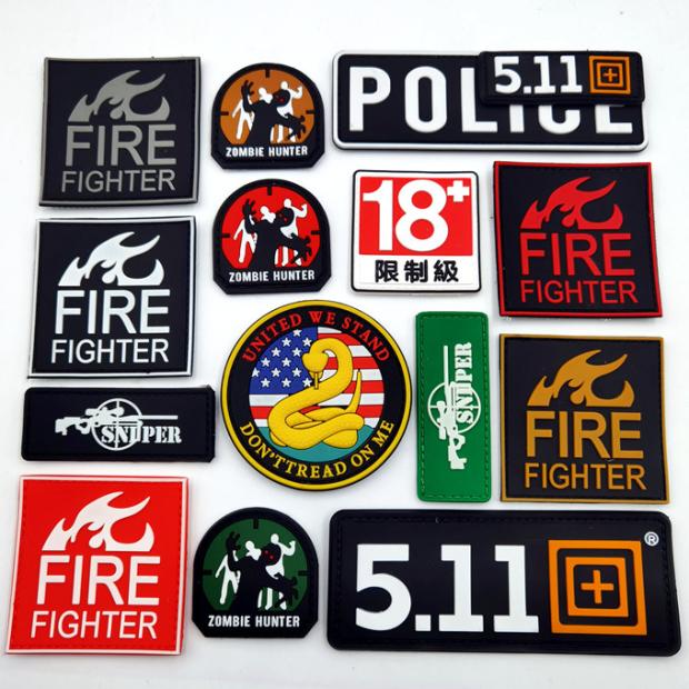 立体防水511胶章FIRE FIGHTER PATCH僵尸猎人魔术贴章Sniper臂章 运动包/户外包/配件 贴章/魔术贴章 原图主图