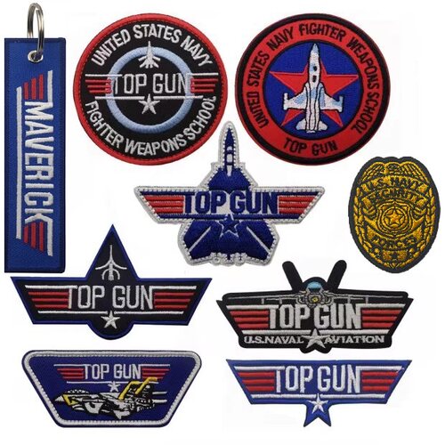 TOPGUNPATCH飞行夹克胸章海军
