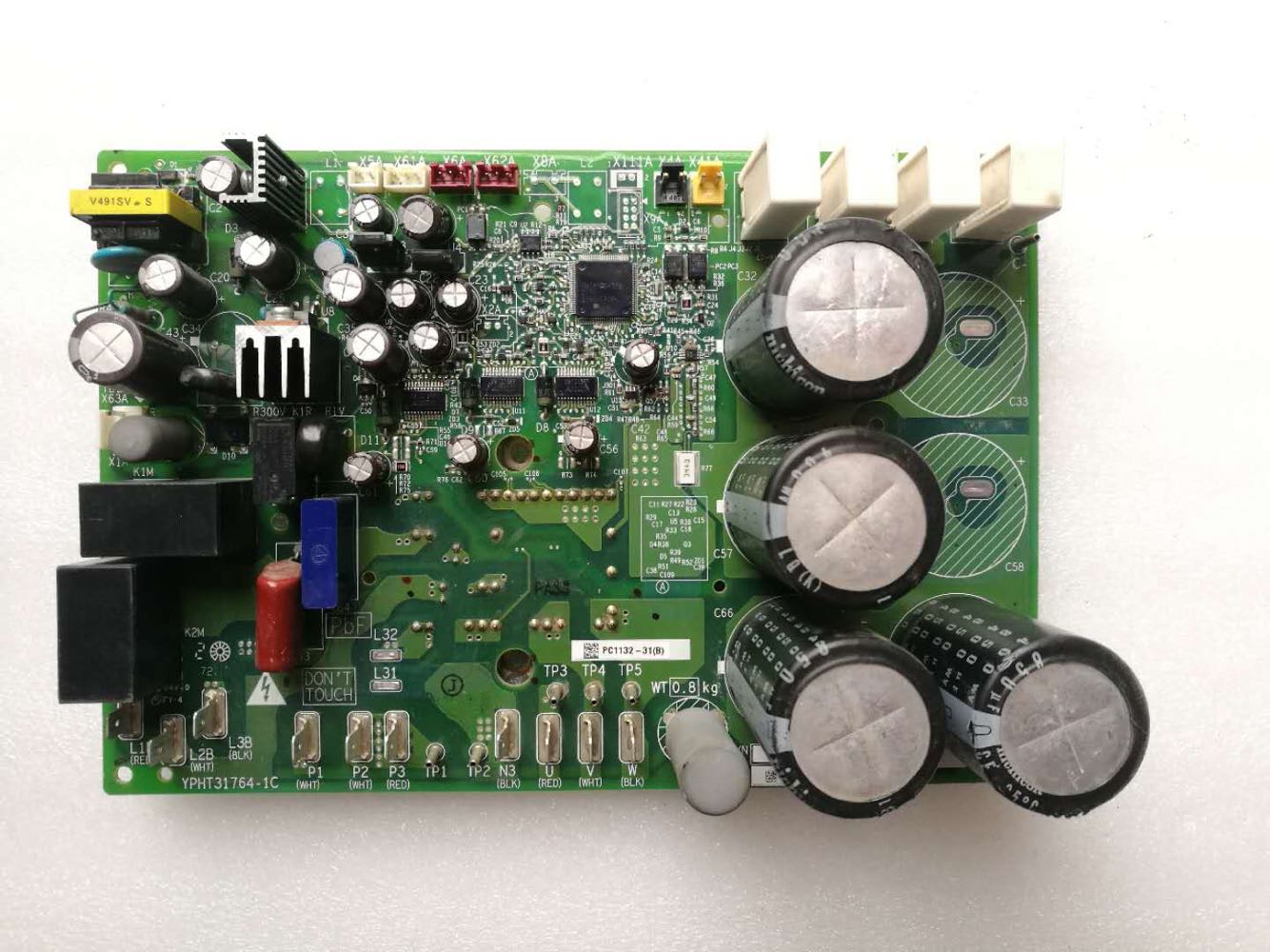 大金变频板PC1132-31(B)  带模块一只陶瓷电阻断了一个脚其他完好