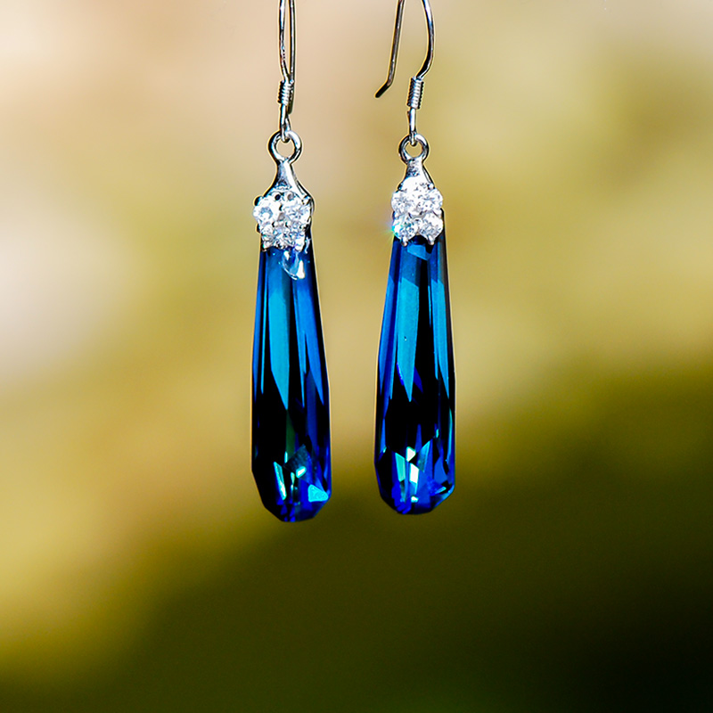 素心配饰小众设计感耳环小众水晶