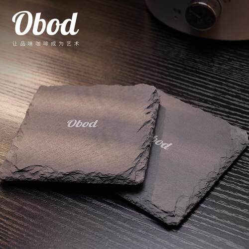 纯手工天然石材方形杯垫