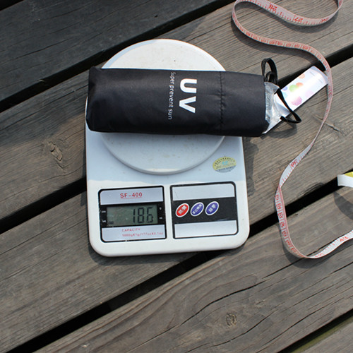 五折伞 晴雨伞超轻扁形手机伞口袋伞黑胶防晒抗UV太阳伞迷你伞