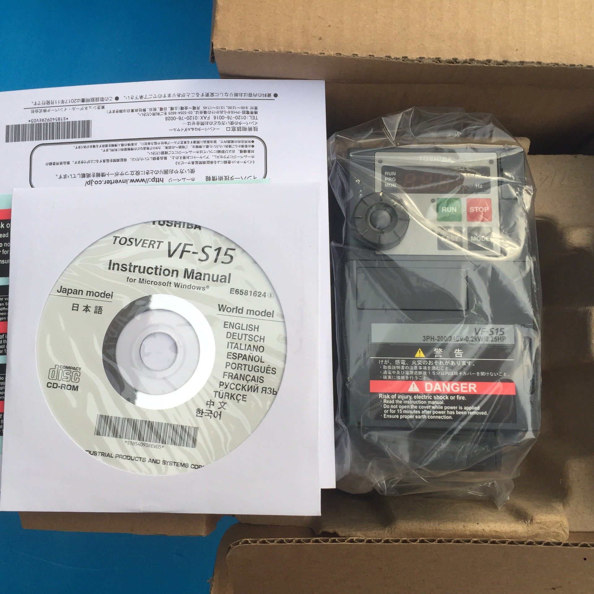 VFS15-2002PM 变频器 3PH220V 0.2KW议价下单