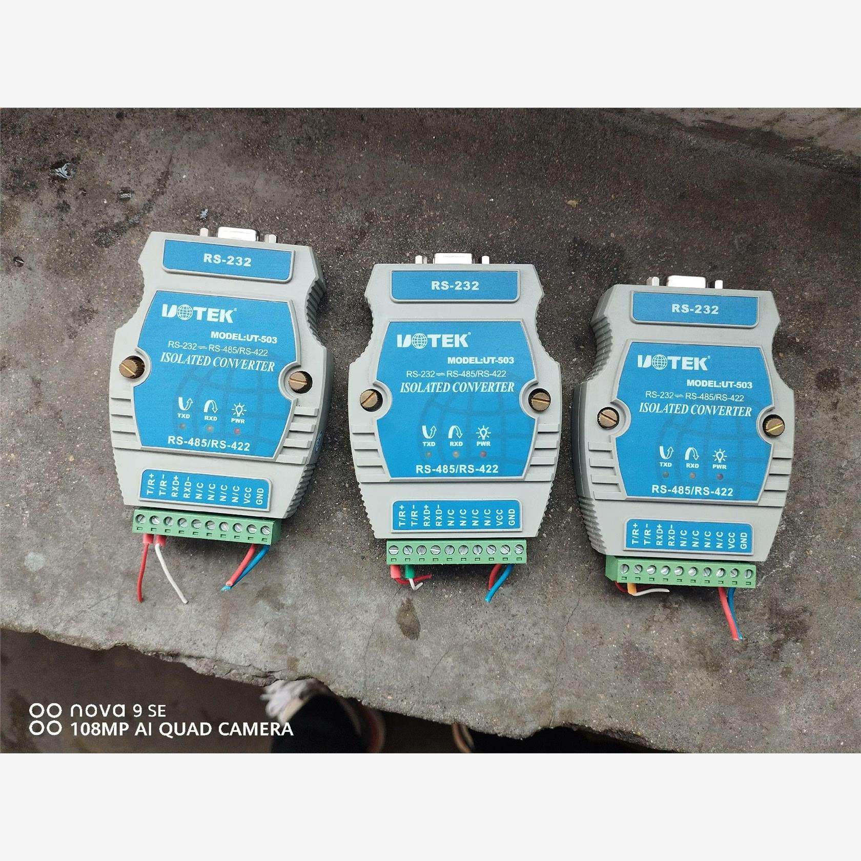 转换器宇泰科技UT-503工业级232转485/422接口协议价下单