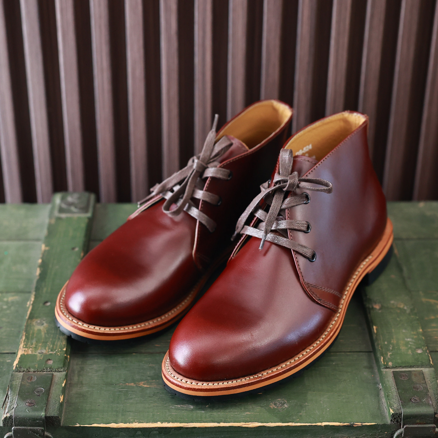 美式工装高帮休闲皮鞋复古沙漠靴固特异工艺真皮潮流男鞋系带短靴,流行男鞋,马丁靴,淘宝优惠券,粉丝福利购,淘宝优惠卷